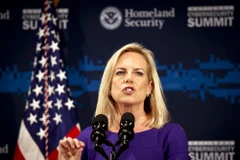 Bộ trưởng An ninh Nội địa Mỹ, bà Kirstjen Nielsen. (Nguồn: AP)