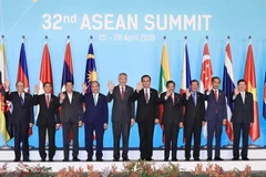 Các trưởng đoàn tham dự Hội nghị cấp cao ASEAN. (Ảnh: Thống Nhất/TTXVN)