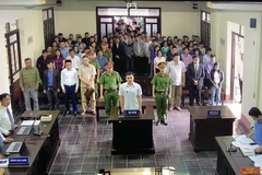 Toàn cảnh phiên tòa. (Ảnh: Đỗ Anh Tuấn/TTXVN)