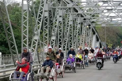 Xích lô Huế. (Ảnh: Quốc Việt/Vietnam+)