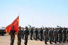 Binh sỹ Trung Quốc. (Nguồn: THX/TTXVN)