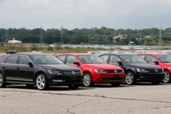 Số xe Volkswagen được thu hồi tại thị trường Mỹ. (Nguồn: AFP/TTXVN)