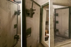 Hầm chống bom hạt nhân đang trong quá trình xây dựng tại một chung cư ở Geneva, Thụy Sĩ. (Ảnh: Duy Thái/Vietnam+)