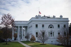 Nhà Trắng ở thủ đô Washington, Mỹ. (Ảnh: AFP/TTXVN)