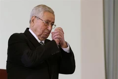 Ông Abdelkader Bensalah tại lễ tuyên thệ nhậm chức Tổng thống Algeria tạm quyền ở thủ đô Algiers ngày 9/4/2019. (Ảnh: THX/TTXVN)