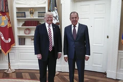 Tổng thống Donald Trump và Ngoại trưởng Nga Sergey Lavrov. (Nguồn: sputniknews.com)