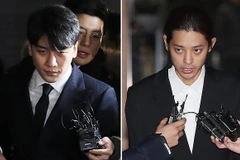 Seungri và Jung Joon-young. (Nguồn: Yonhap)