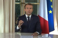 Tổng thống Pháp Emmanuel Macron. (Ảnh: AFP/TTXVN)