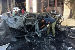 Hiện trường vụ đánh bom. (Nguồn: Reuters)