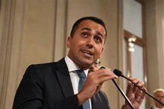 Lãnh đạo đảng dân túy Phong trào 5 sao (M5S) Luigi Di Maio phát biểu trong cuộc họp báo tại Rome, Italy ngày 22/8/2019. (Ảnh: THX/TTXVN)