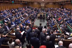 Toàn cảnh phiên họp của Hạ viện Anh ở London, ngày 14/3/2019 (giờ địa phương). (Ảnh: AFP/TTXVN)