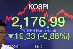 Một phiên giao dịch chứng khoán. (Nguồn: PV/Vietnam+)