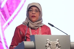 Tổng thống Singapore Halimah Yacob. (Nguồn: straitstimes.com)