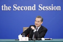 Bộ trưởng Ngoại giao Trung Quốc Vương Nghị phát biểu trong cuộc họp báo bên lề Kỳ họp thứ hai Đại hội Đại biểu Nhân dân toàn quốc (Quốc hội) Trung Quốc tại Bắc Kinh ngày 8/3/2019. (Ảnh: THX/TTXVN)