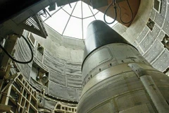 Tên lửa liên lục địa mang đầu đạn hạt nhân Titan II của Mỹ. (Ảnh: Sputnik/TTXVN)