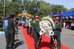 Quang cảnh buổi lễ. (Ảnh: Phóng viên TTXVN tại Campuchia)