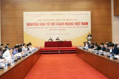 Quang cảnh Hội thảo cấp quốc gia ''Nguyễn Văn Tố với cách mạng Việt Nam.'' (Ảnh: Doãn Tấn/TTXVN)