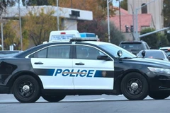 Cảnh sát làm nhiệm vụ tại hiện trường vụ xả súng ở Torrance, California, Mỹ ngày 5/1/2019. (Ảnh: Getty Images/TTXVN)