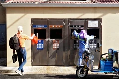 Phân loại rác ở Trung Quốc. (Nguồn: Reuters)