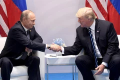 Tổng thống Vladimir Putin và người đồng cấp Mỹ Donald Trump. (Nguồn: AFP)