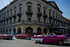 Quang cảnh đường phố La Habana, Cuba. (Ảnh: AFP/TTXVN)