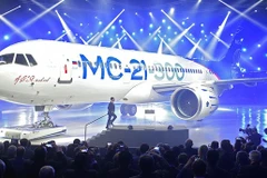 Máy bay MC-21. (Nguồn: AFP)