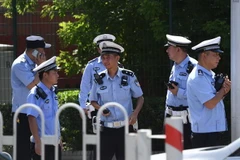 Cảnh sát Trung Quốc. (Ảnh: AFP/TTXVN)