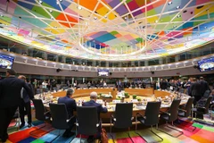 Toàn cảnh hội nghị thượng đỉnh EU tại Brussels, Bỉ, ngày 21/6/2019. (Ảnh: THX/TTXVN)