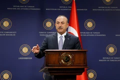 Ngoại trưởng Thổ Nhĩ Kỳ Mevlut Cavusoglu. (Ảnh: THX/TTXVN)