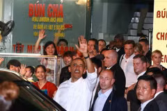 [Video] Sức hút đặc biệt của thương hiệu ''bún chả Obama'' 