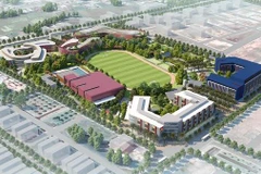 Phối cảnh dự án Thành phố giáo dục quốc tế - IEC đầu tiên của Việt Nam tại thành phố Quảng Ngãi.