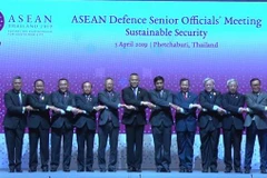 Đại diện các nước ASEAN dự hội nghị. (Ảnh: Phóng viên TTXVN tại Bangkok)