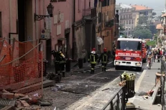 Hiện trường vụ nổ. (Nguồn: romatoday.it)