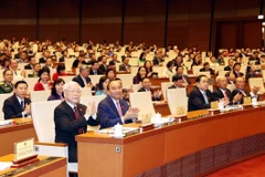 [Photo] Quang cảnh phiên khai mạc Kỳ họp thứ Tám, Quốc hội khóa XIV