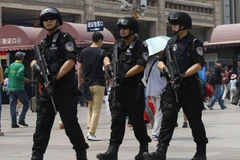 Cảnh sát Trung Quốc. (Ảnh: EPA)