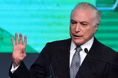 Ông Michel Temer. (Ảnh: AFP/TTXVN)