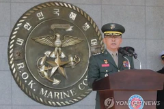 Trung tướng Lee Seung-do phát biểu ngày 12/4. (Nguồn: Yonhap)