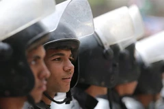 Lực lượng cảnh sát Ai Cập. (Nguồn: Reuters)