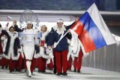 Đoàn vận động viên Nga ở Olympic mùa Đông Sochi 2014. (Nguồn: AP)