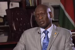 Đại sứ Nam Sudan tại Mỹ Garang Akuong. (Nguồn: VOA News)