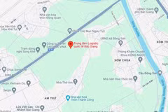 Khu vực thực hiện Dự án Trung tâm Logistics Quốc tế thành phố Bắc Giang trên Google Maps.