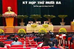 Kỳ họp thứ 13 Hội đồng Nhân dân tỉnh Vĩnh Phúc (Nguồn: Cổng thông tin tỉnh Vĩnh Phúc)