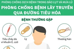 [Infographics] Phòng chống dịch bệnh trong bão lụt và mưa lũ