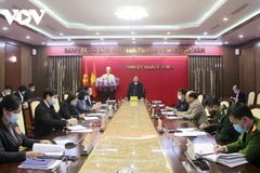 Cuộc họp giao ban của tỉnh Quảng Ninh. (Nguồn: vov.vn)