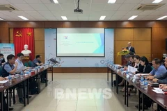 Quang cảnh buổi tọa đàm. (Ảnh: Uyên Hương/Bnews/TTXVN)