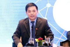 Ông Nguyễn Văn Thịnh, Phó Chủ tịch Liên minh Hợp tác xã Việt Nam phát biểu tại Diễn đàn Lao động năm 2019. (Ảnh: Anh Tuấn/TTXVN)