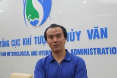 Tiến sỹ Hoàng Phúc Lâm, Phó Giám đốc Trung tâm Dự báo Khí tượng Thủy văn Quốc gia. (Nguồn: baotainguyenmoitruong.vn)