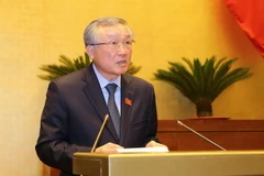 Chánh án Tòa án Nhân dân Tối cao Nguyễn Hòa Bình. (Ảnh: Doãn Tấn/TTXVN)