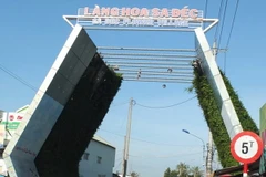 Làng hoa Sa Đéc, tỉnh Đồng Tháp. (Nguồn: baodongthap.vn)