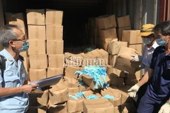 Lô găng tay đã qua sử dụng nhập khẩu từ Trung Quốc bị Hải quan bắt giữ. (Nguồn: haiquanonline.com.vn)